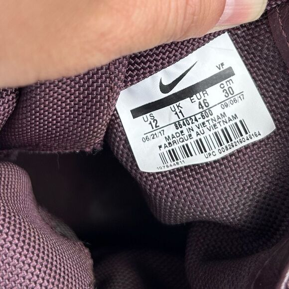 Nike SF AF1 Air Force 1 Shoes Tall Sneaker Boots in Deep Burgundy 12 - Picture 7 of 7